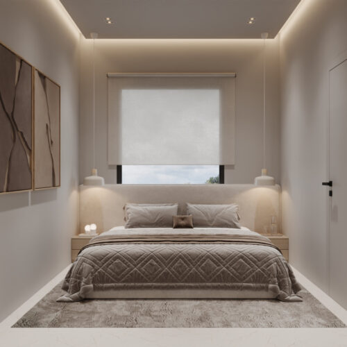 Contemporary luxe 2 Bed Room Apartment with Designer Interiors